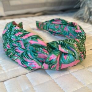 Lilly Pulitzer top knot headband